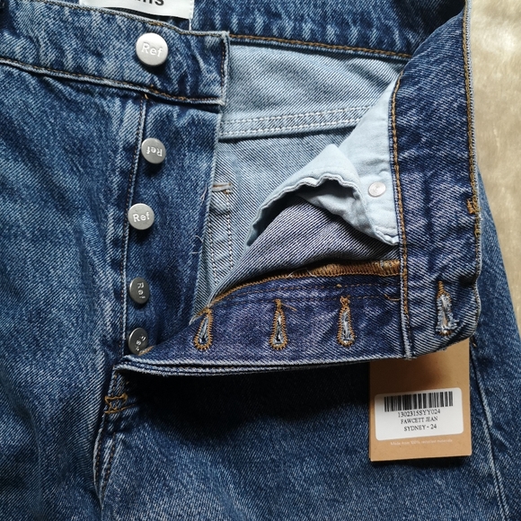 NWT Reformation jeans fawcett Sz 26 high - Picture 10 of 14